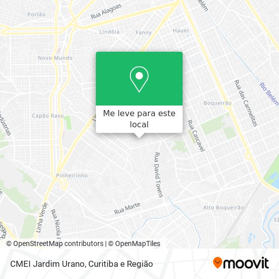 CMEI Jardim Urano mapa