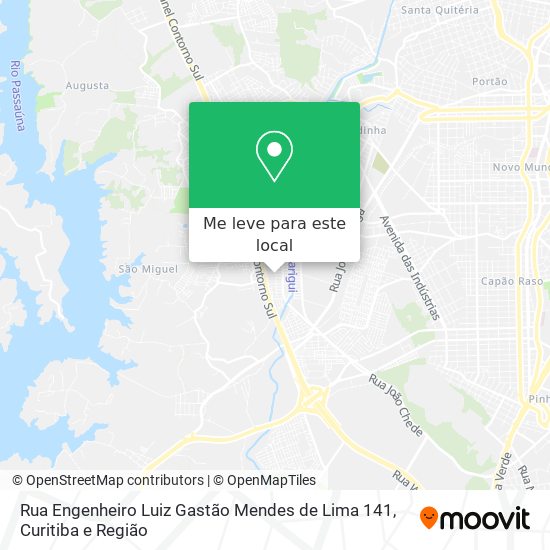Rua Engenheiro Luiz Gastão Mendes de Lima 141 mapa