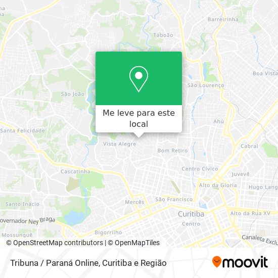 Tribuna / Paraná Online mapa