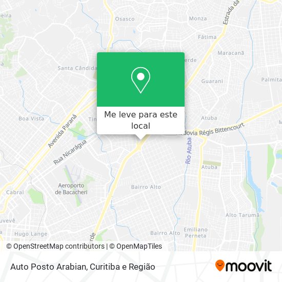 Auto Posto Arabian mapa