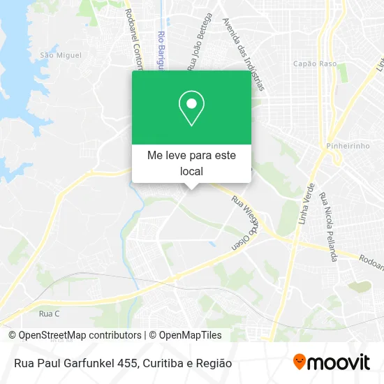 Rua Paul Garfunkel 455 mapa