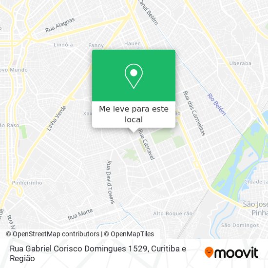 Rua Gabriel Corisco Domingues 1529 mapa