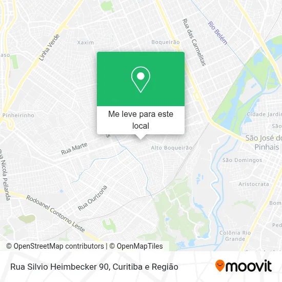 Rua Silvio Heimbecker 90 mapa