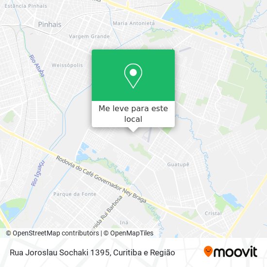 Rua Joroslau Sochaki 1395 mapa
