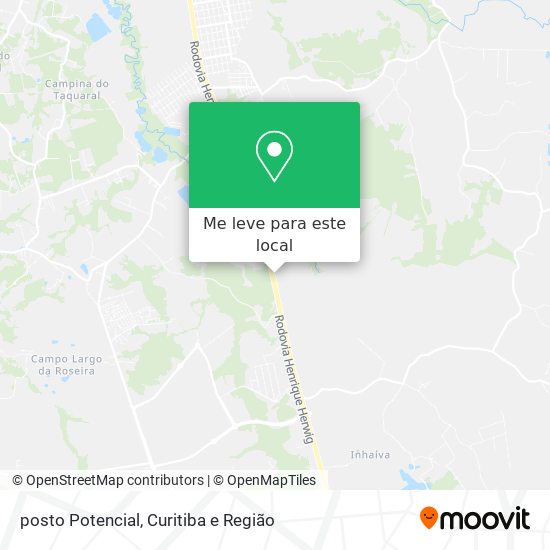 posto Potencial mapa