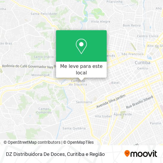 DZ Distribuidora De Doces mapa