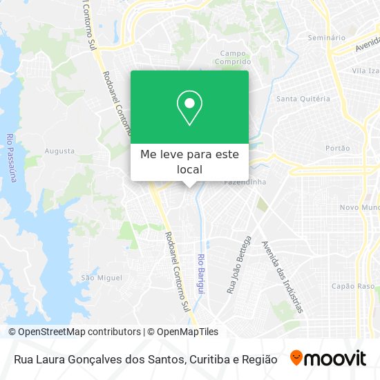 Rua Laura Gonçalves dos Santos mapa