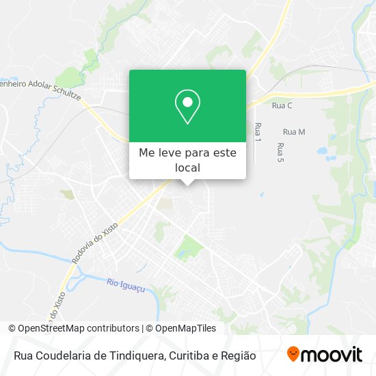 Rua Coudelaria de Tindiquera mapa