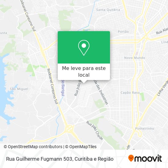 Rua Guilherme Fugmann 503 mapa