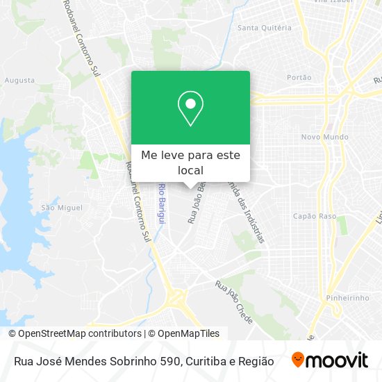 Rua José Mendes Sobrinho 590 mapa