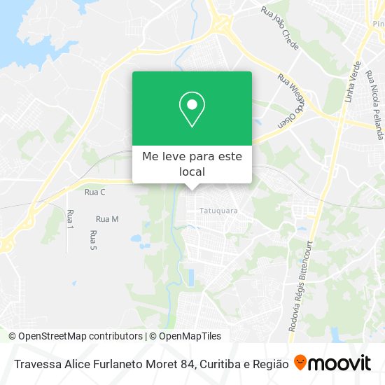 Travessa Alice Furlaneto Moret 84 mapa