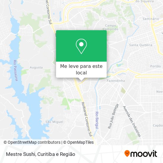 Mestre Sushi mapa
