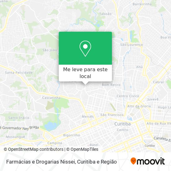 Farmácias e Drogarias Nissei mapa