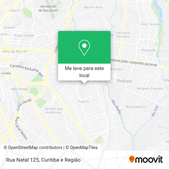 Rua Natal 125 mapa
