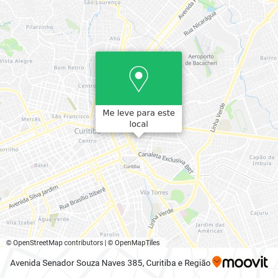 Avenida Senador Souza Naves 385 mapa