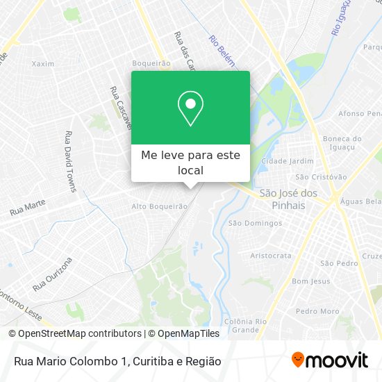 Rua Mario Colombo 1 mapa