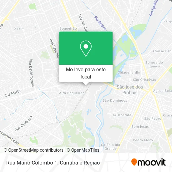 Rua Mario Colombo 1 mapa