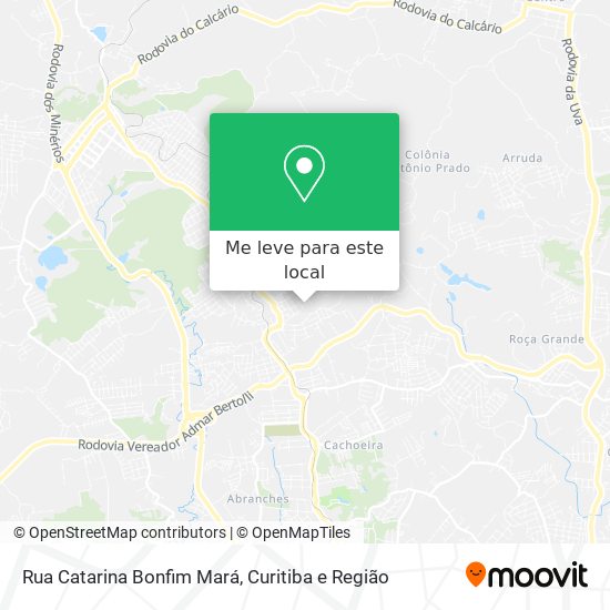 Rua Catarina Bonfim Mará mapa