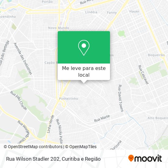 Rua Wilson Stadler 202 mapa