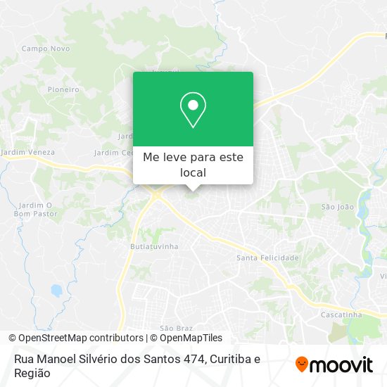 Rua Manoel Silvério dos Santos 474 mapa