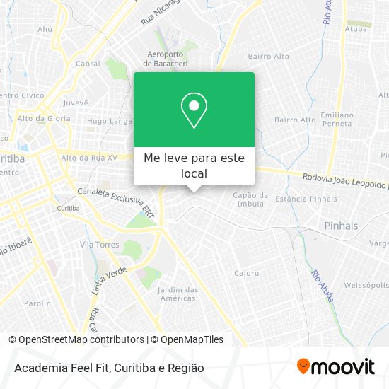 Academia Feel Fit mapa