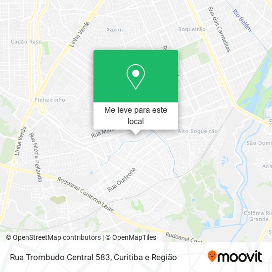 Rua Trombudo Central 583 mapa