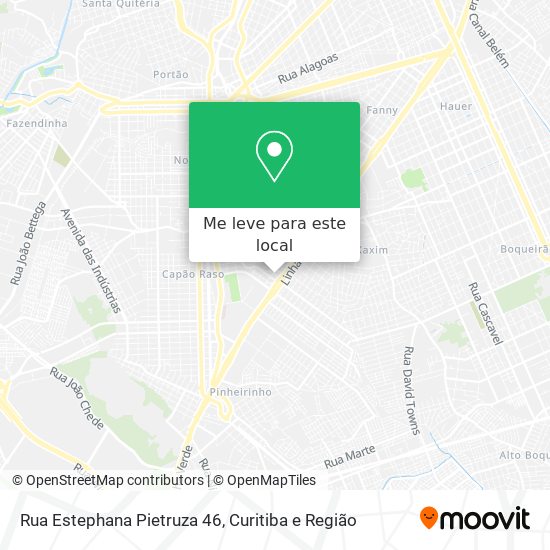 Rua Estephana Pietruza 46 mapa