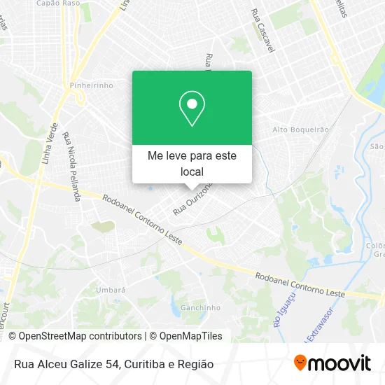 Rua Alceu Galize 54 mapa