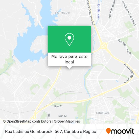Rua Ladislau Gembaroski 567 mapa