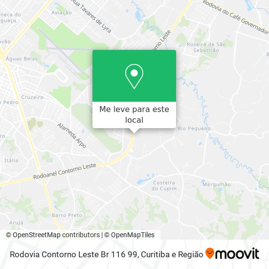 Rodovia Contorno Leste Br 116 99 mapa