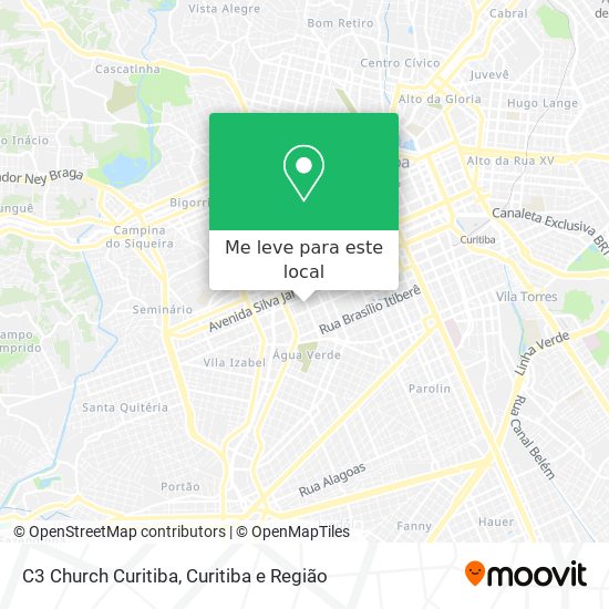C3 Church Curitiba mapa