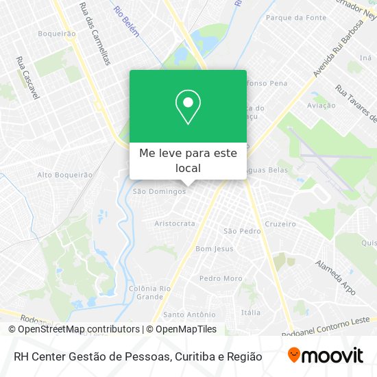 RH Center Gestão de Pessoas mapa
