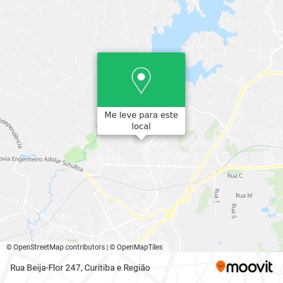 Rua Beija-Flor 247 mapa