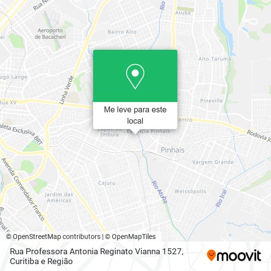Rua Professora Antonia Reginato Vianna 1527 mapa