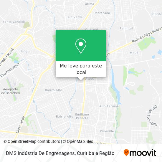 DMS Indústria De Engrenagens mapa
