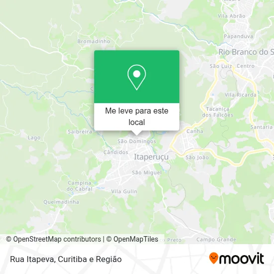 Rua Itapeva mapa
