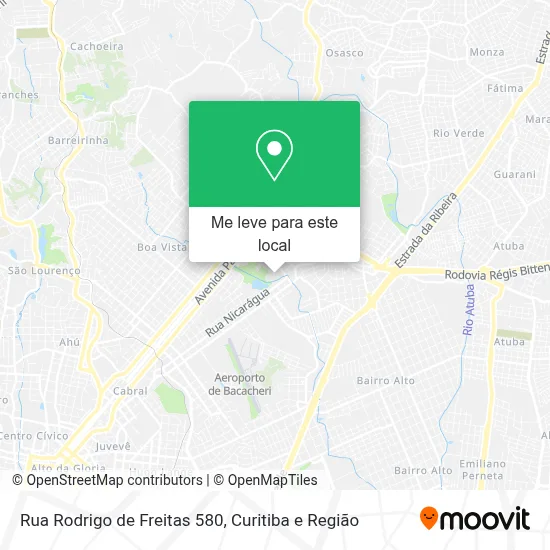 Rua Rodrigo de Freitas 580 mapa