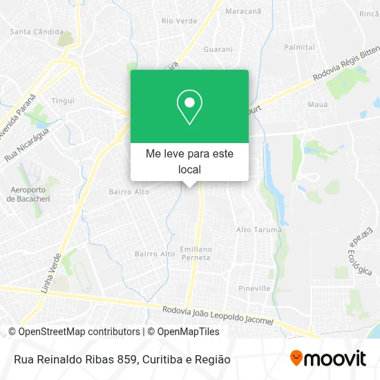 Rua Reinaldo Ribas 859 mapa