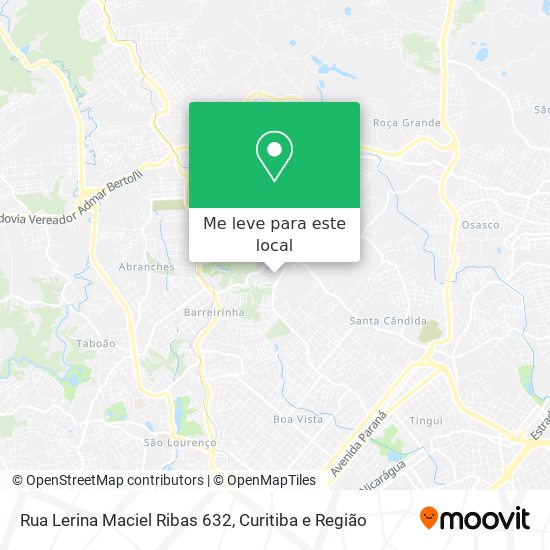 Rua Lerina Maciel Ribas 632 mapa