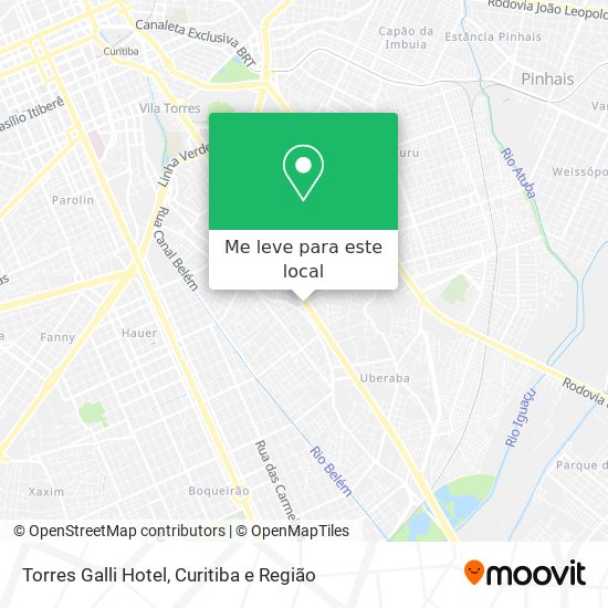 Torres Galli Hotel mapa