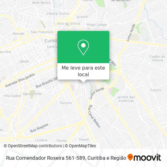 Rua Comendador Roseira 561-589 mapa