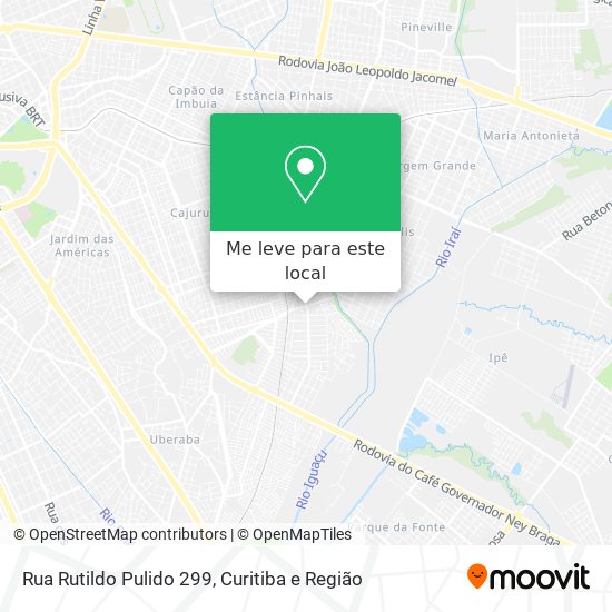 Rua Rutildo Pulido 299 mapa