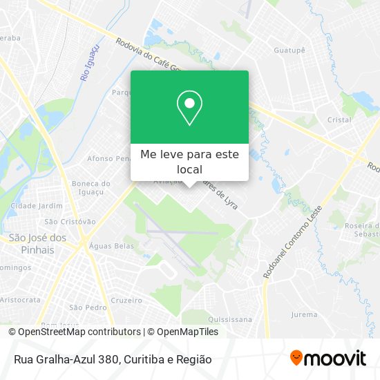 Rua Gralha-Azul 380 mapa