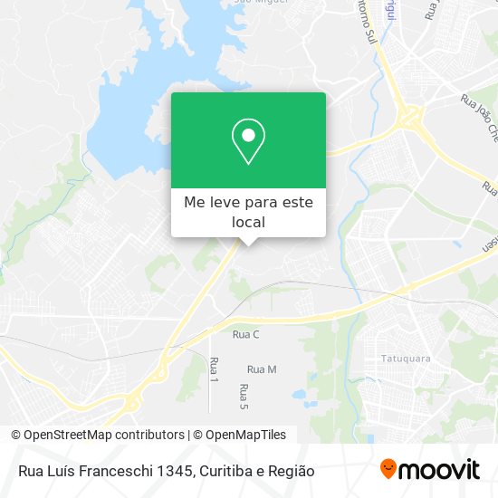 Rua Luís Franceschi 1345 mapa