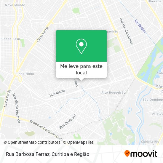 Rua Barbosa Ferraz mapa