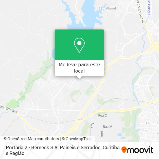 Portaria 2 - Berneck S.A. Paineis e Serrados mapa