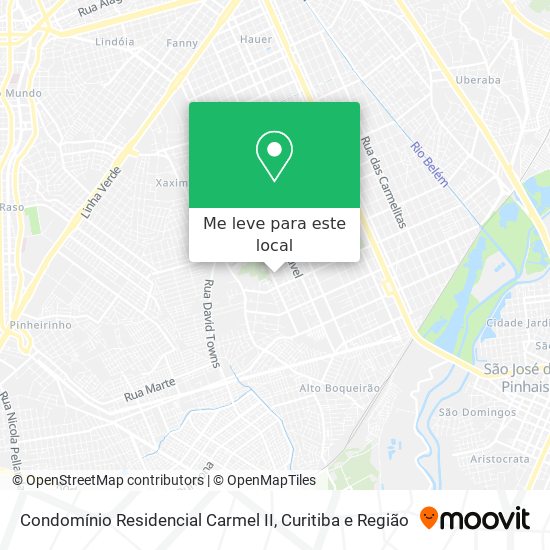 Condomínio Residencial Carmel II mapa
