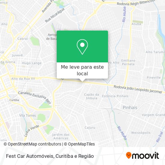 Fest Car Automóveis mapa