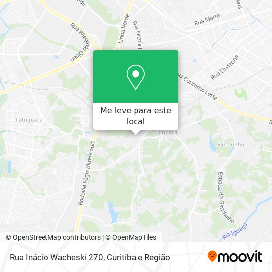 Rua Inácio Wacheski 270 mapa