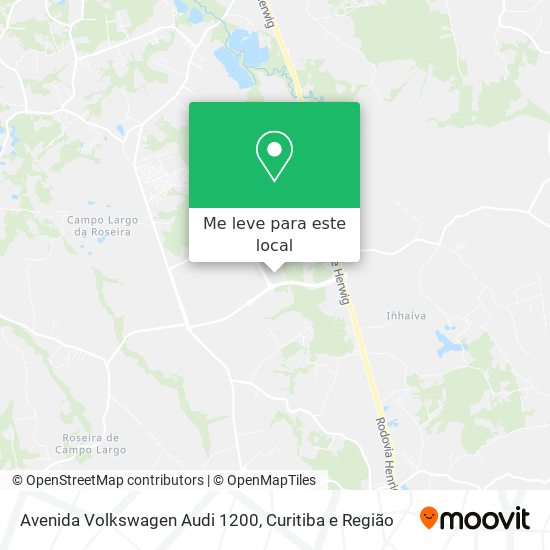 Avenida Volkswagen Audi 1200 mapa